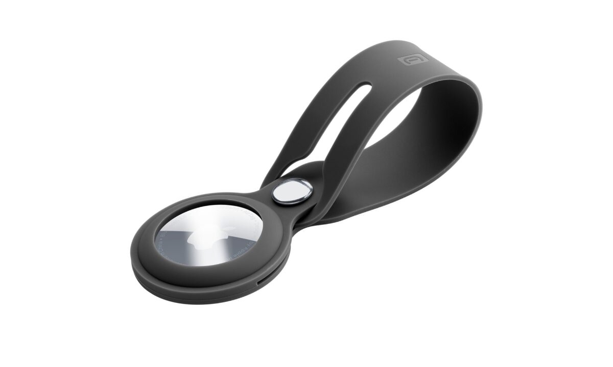 Etui CELLULARLINE Loop miękkiego, kolorowego silikonu AirTaga odporny na zarysowania codzienne uszkodzenia elastycznej konstrukcji