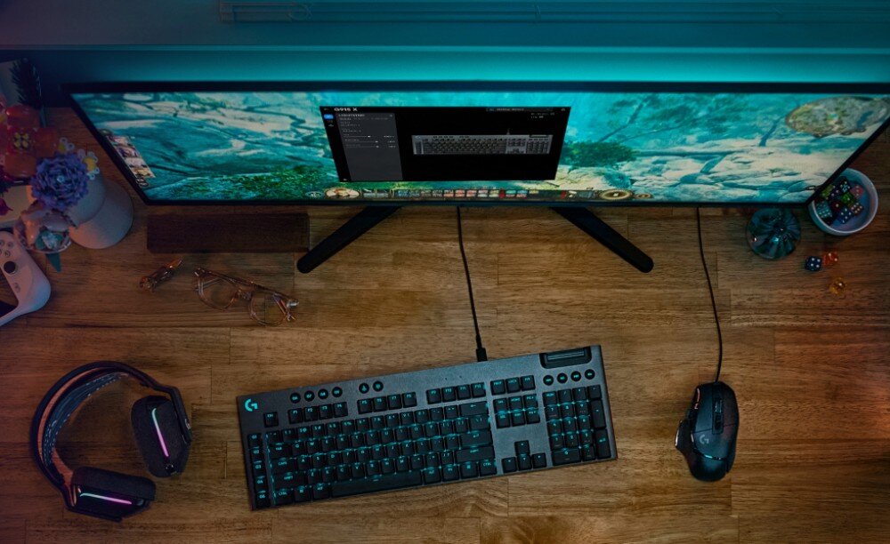 Klawiatura LOGITECH G915 X Czarny przełączniki klawisze punkt aktywacji
