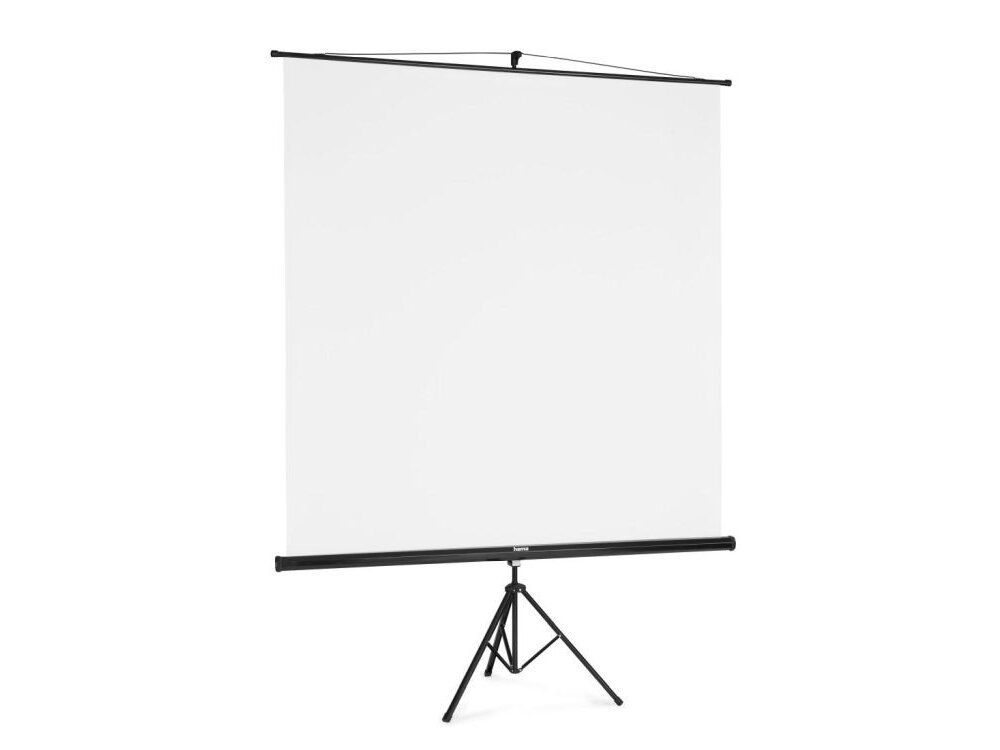 Ekran do projektora na statywie Hama 180x180 2w1 mobilnosc ekran miejsce wygoda uzytkowania