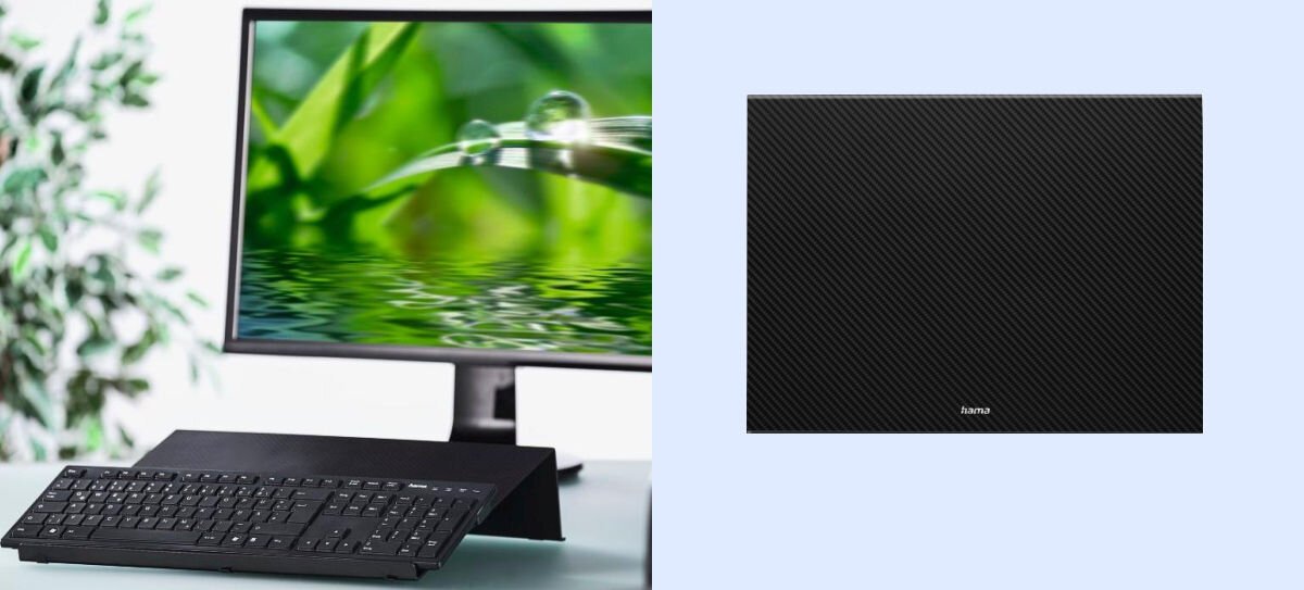 Podstawka pod laptopa HAMA 126812 Czarny
również do dużych laptopów, odpowiednia do laptopów o przekątnej do 18,4 cali,
klawiatura na podstawce, monitor, podstawka na niebieskim tle
