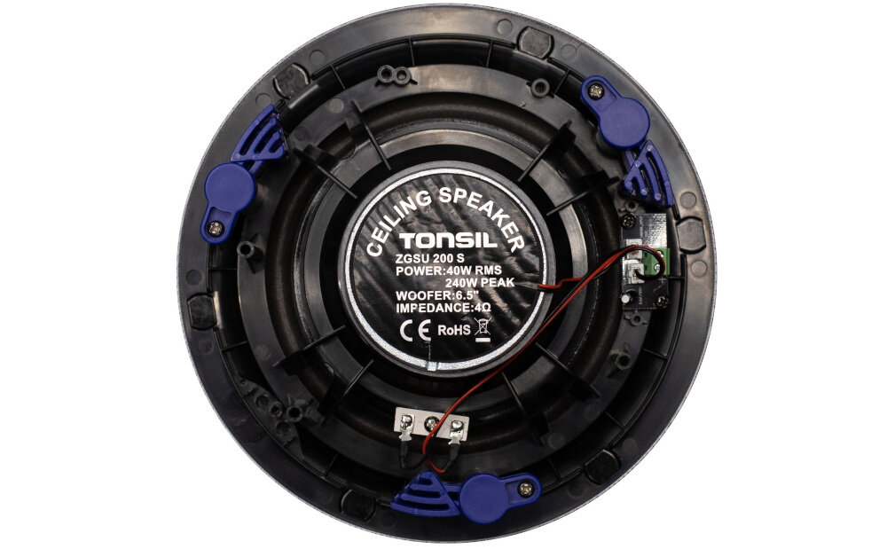 Głośnik instalacyjny TONSIL ZGSU 200S - Łatwy montaż