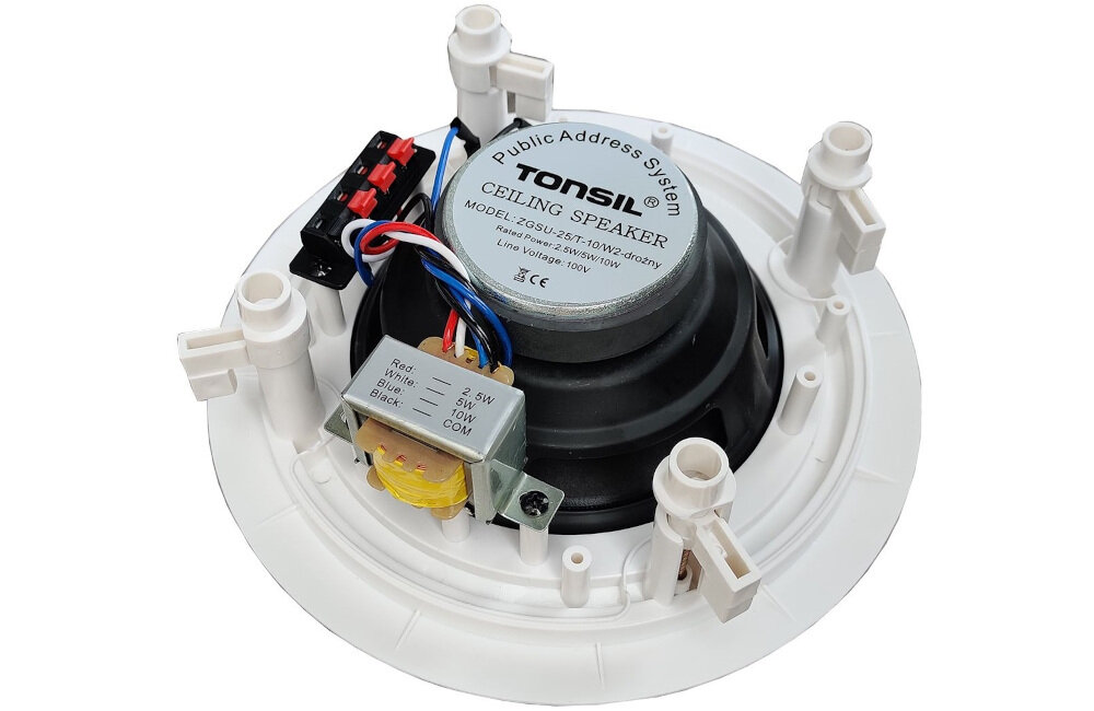 Głośnik instalacyjny TONSIL ZGSU 25T 2-drożny - Odporność na zmienne warunki