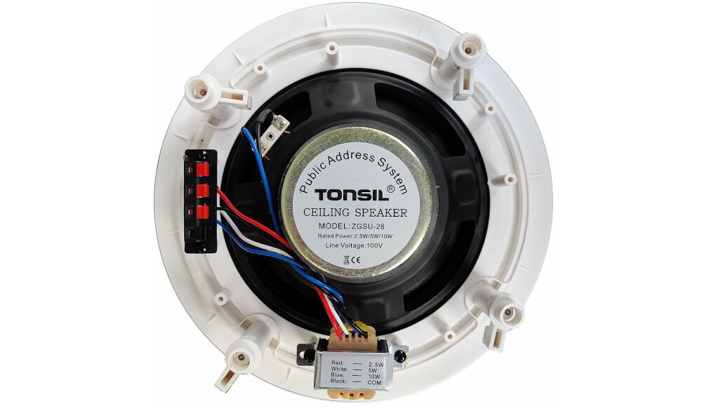 Głośnik instalacyjny TONSIL ZGSU 28T - Precyzja dźwięku
