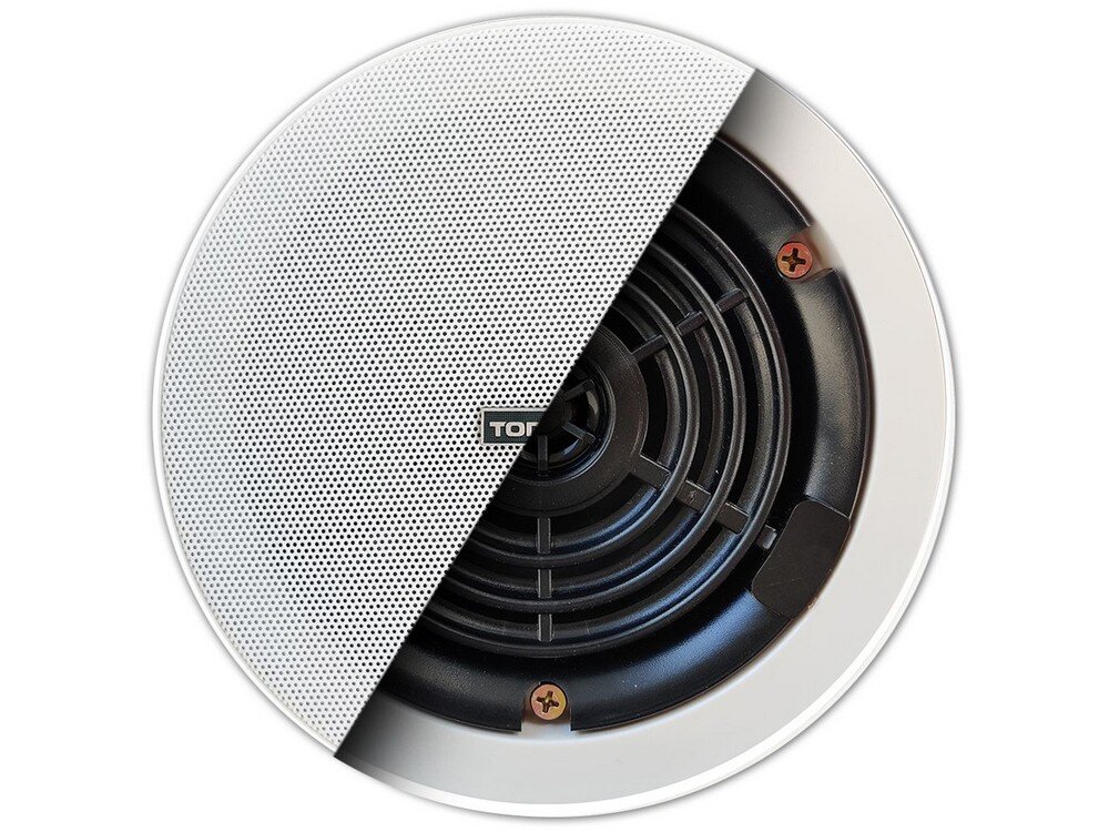 Głośnik instalacyjny TONSIL ZGSU 25P 30W instalacja przekrój frontu  