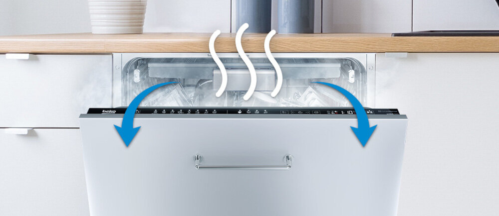 Zmywarka BEKO BDIN37530 SelfDry otwieranie drzwi automatycznie suszenie para