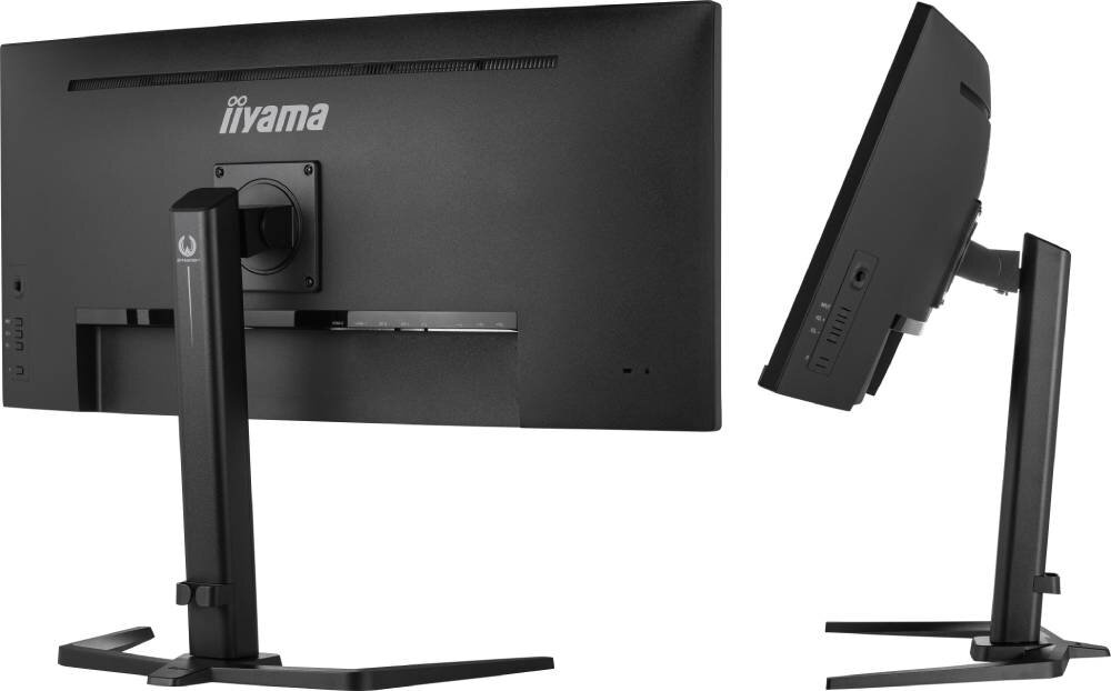 Monitor IIYAMA GCB3481WQSU-B1 34 3440x1440px 180Hz 0.3 ms (MPRT) Curved ramka ergonomia podstawa nachylenie wysokość mocowanie VESA