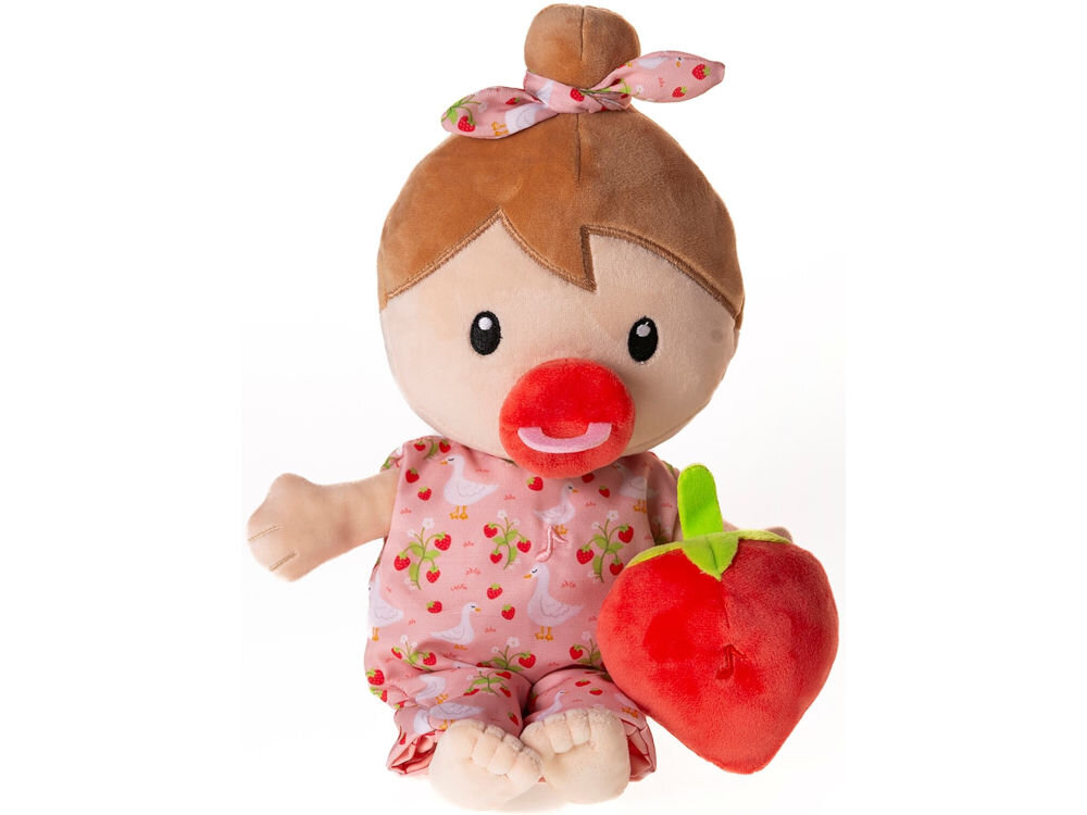 Lalka HUGGY LUV Mała Gaja DKO0800 różnorodność interaktywnych funkcji spiewa delikatne kołysanki odgłosy picia wesołe roześmianie wyjątkowa przyjaciółka odpowie na czułości i uwage dziecka