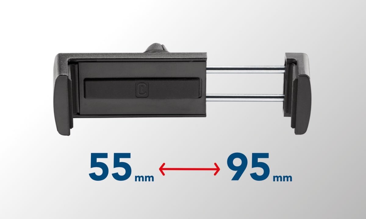 CELLULARLINE Spin smartfonów od 55 do 95 mm kratkach wentylacyjnych różnych modelach samochodów