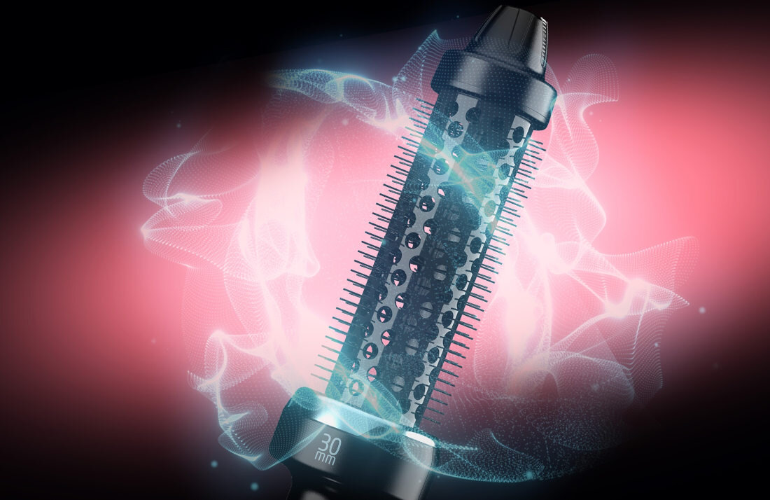 Lokówka REVAMP Progloss Big Hot BR-1300A 30 mm Technologia Jonowa chroni włosy frzura blask gładkość redukcja puszenia