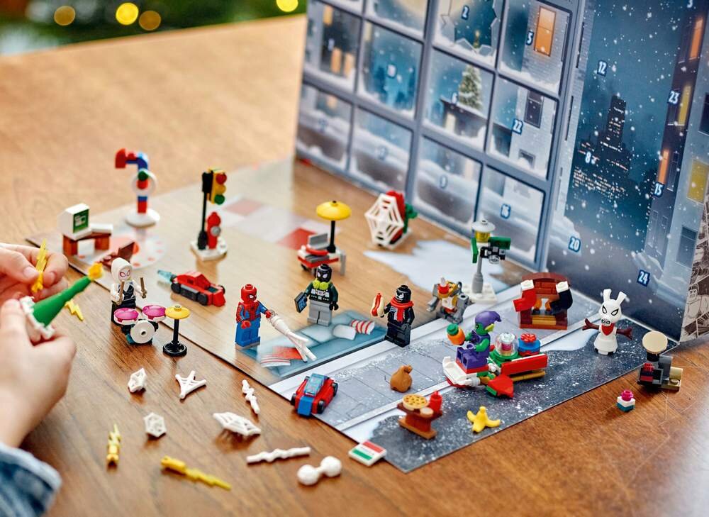 LEGO 76293 Marvel Kalendarz adwentowy na 2024 rok niespodzianki