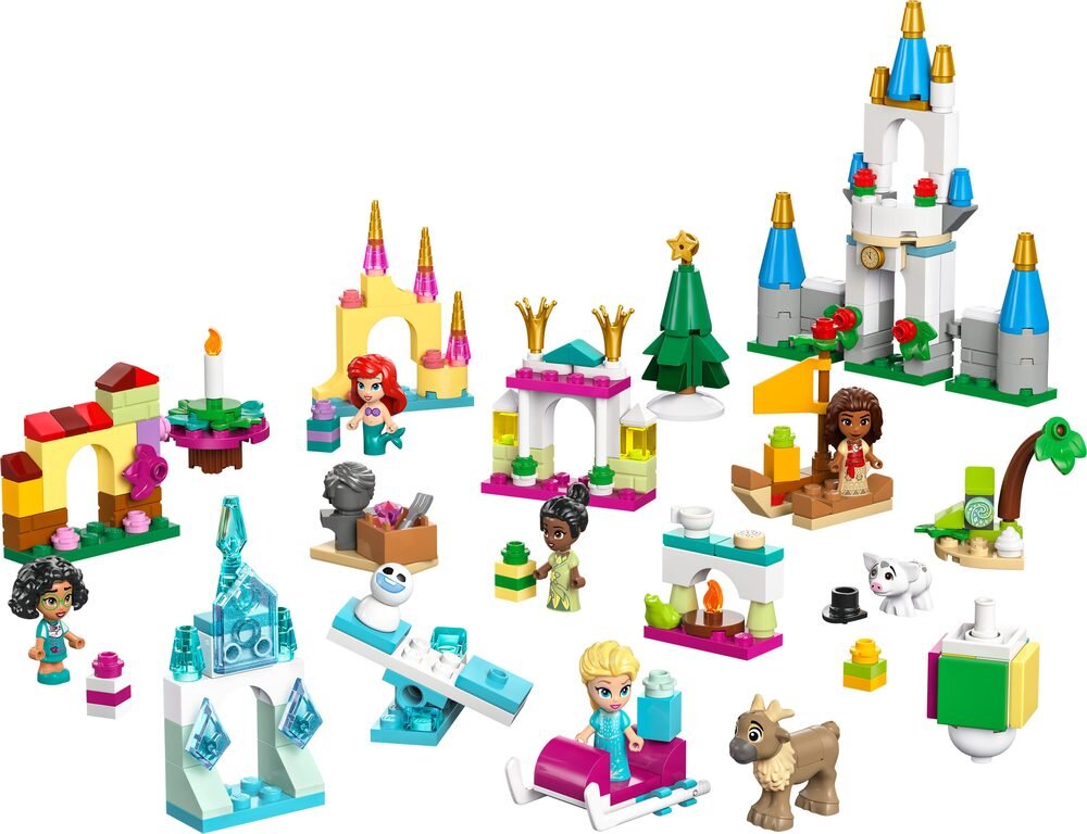LEGO 43253 Disney Princess Kalendarz adwentowy na 2024 rok niespodzianki