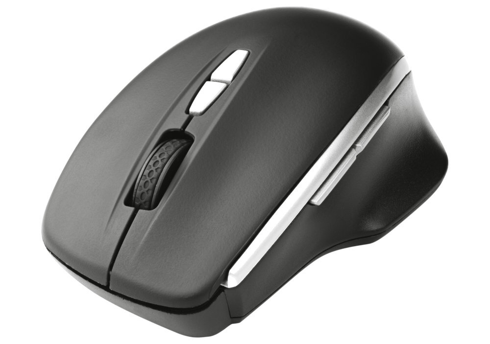 TRACER Perfect technologii cichych klików naciśnięcie przycisku jest ciche - mysz pod skosem na białym tle