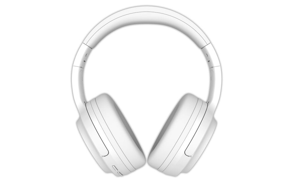 Słuchawki nauszne AUDEEO AO-ANCHP2 Bluetooth 5.0 zasięg 10m kompatybilne Windows i telefony, słuchawki nauszne od frontu na białym tle