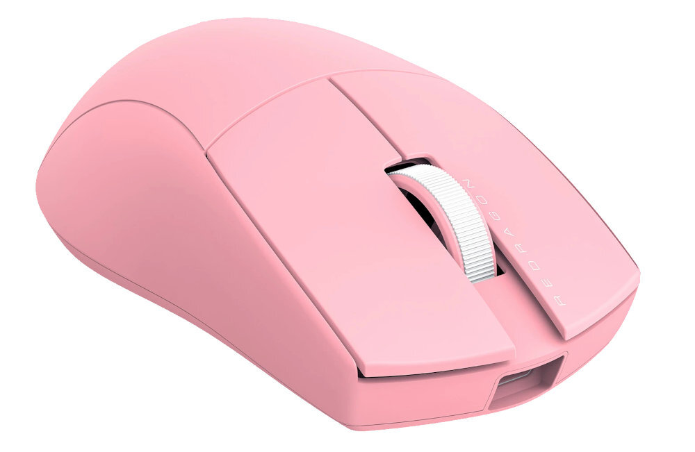 Redragon K1NG mysz w kolorze czarnym na białym tle