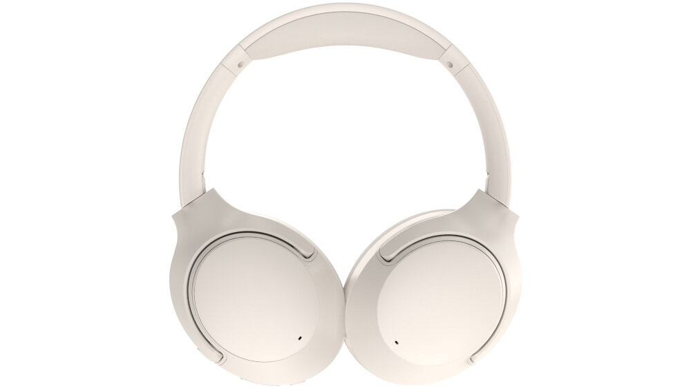 Słuchawki nauszne AUDEEO Melovibe EX ANC przetworniki 40 mm pasmo 20-20000 Hz wysoka jakość dźwięku, słuchawki nauszne od frontu na białym tle