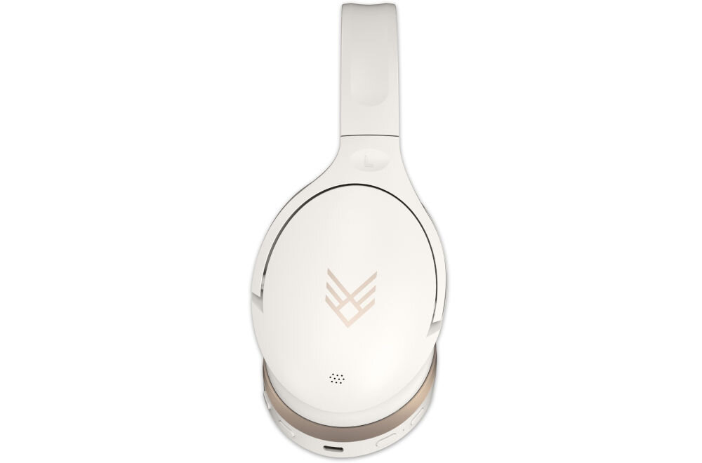 Słuchawki nauszne AUDEEO Serene Hush Pro zastosowanie dom biuro podróż wygodne lekkie, słuchawki nauszne z boku na białym tle