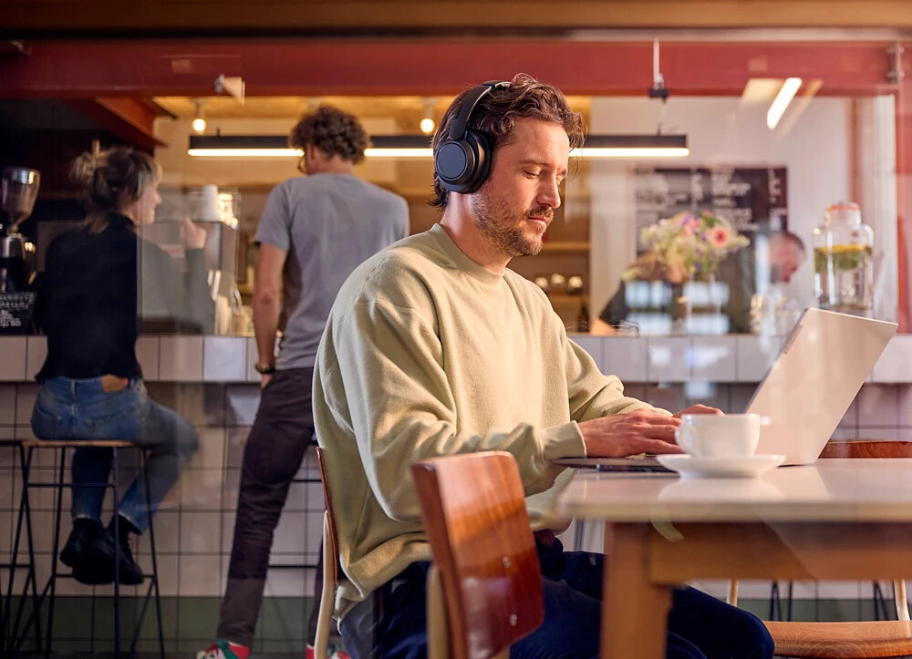 Słuchawki nauszne PHILIPS TAH6509BK ANC design komfort lekkość dźwięk jakość wrażenia słuchowe ergonomia lekkość sport aktywność podróże czas pracy działanie akumulator