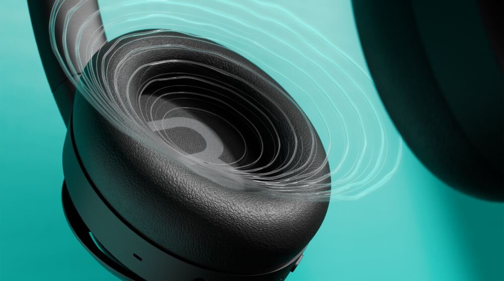 Słuchawki nauszne PHILIPS TAH6509BK ANC dzwiek przetworniki przyciski dynamiczne basy