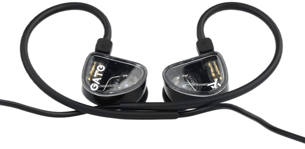 Słuchawki dokanałowe TRUTHEAR Gate z przetwornikiem dynamicznym jakość dźwięku i komfort użytkowania, słuchawki dokanałowe z odłączanym kablem na białym tle