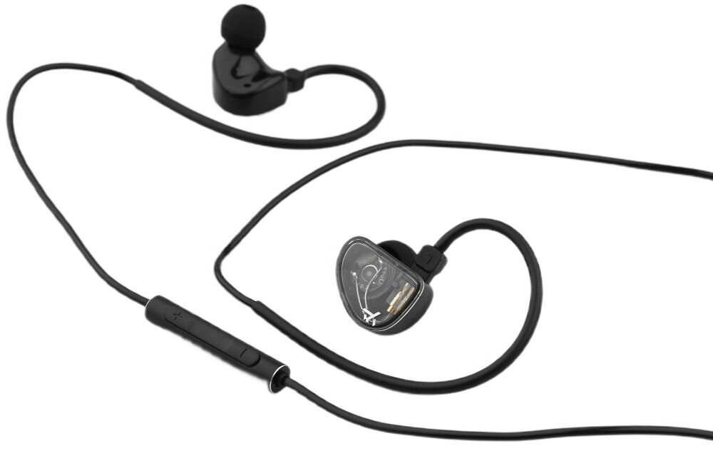 Słuchawki dokanałowe TRUTHEAR Gate ergonomiczna obudowa PC ABS lekka konstrukcja komfort noszenia, słuchawki dokanałowe z odłączanym kablem na białym tle