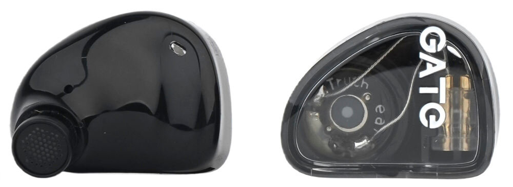 Słuchawki dokanałowe TRUTHEAR Gate kabel miedź beztlenowa Jack 3.5 mm złącze 2-pin 0.78 mm odporność na plątanie, słuchawki dokanałowe na białym tle