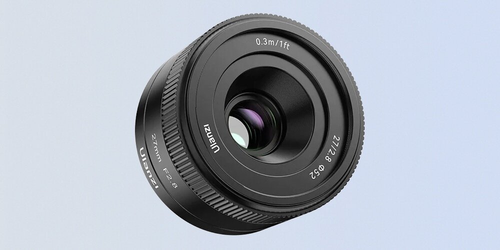 Obiektyw Ulanzi 27 mm f/2,8 AF przód obiektywu