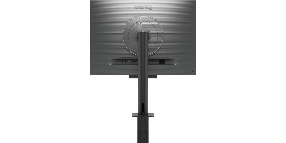 Monitor BENQ RD280UA na białym tle - zdjęcie tyłu obudowy monitora.