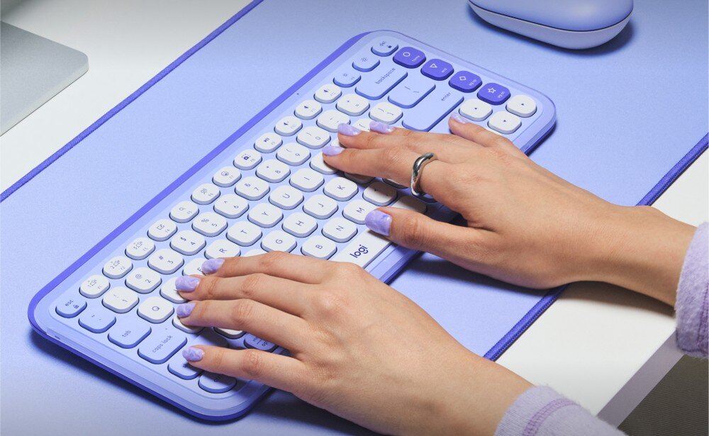 Klawiatura LOGITECH POP ICON Keys Lilac opis