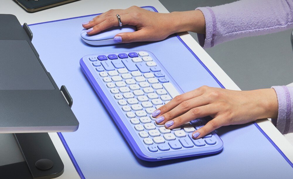 Zestaw LOGITECH POP ICON Combo Lilac opis