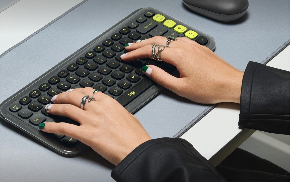 Klawiatura LOGITECH POP ICON Keys Graphite opis