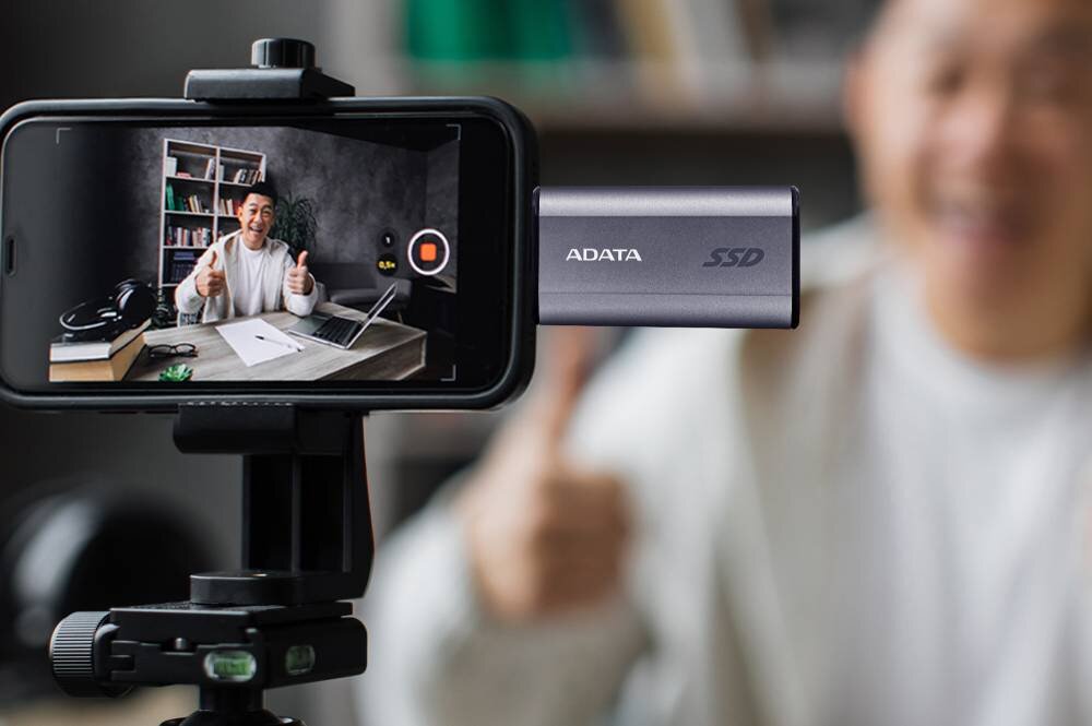 Dysk ADATA SC750 1TB SSD zgodność iPhone Apple ProRes pojemność