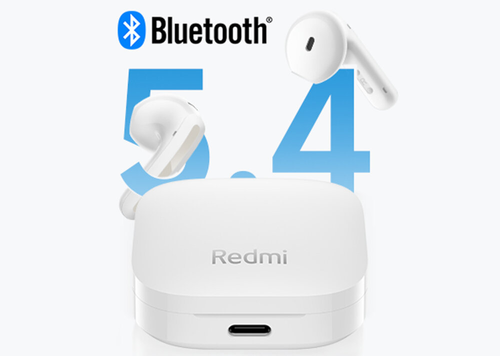 Słuchawki douszne XIAOMI Redmi Buds 6 Active muzyka opoznienie polaczenie bluetooth 5.4