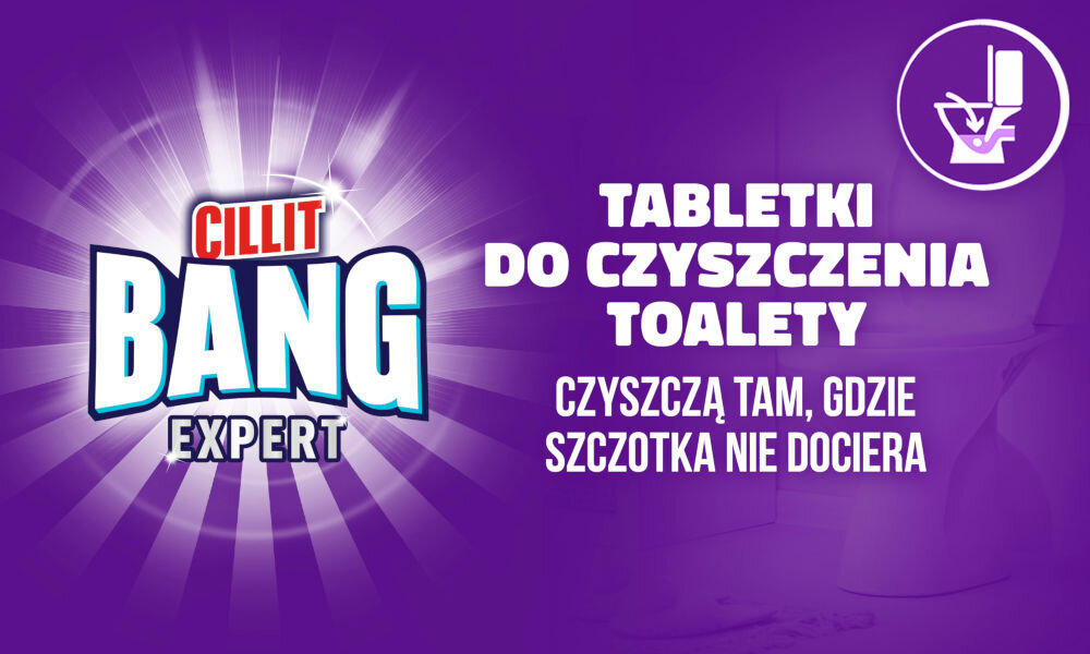 Kostka do WC CILLIT BANG Cillit Bang WC: Power Tabs Dezynfekcja 6 szt.