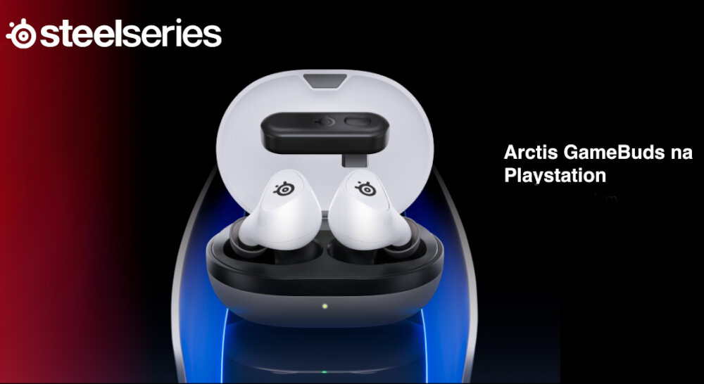 Słuchawki STEELSERIES Arctis GameBuds for PlayStation Bialy design komfort lekkość dźwięk jakość wrażenia słuchowe ergonomia lekkość sport aktywność podróże czas pracy działanie akumulator