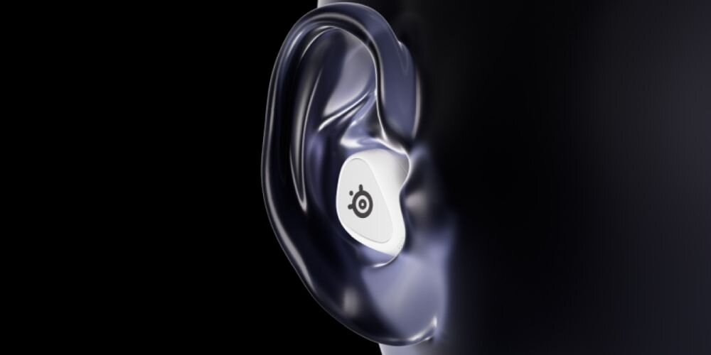 Słuchawki STEELSERIES Arctis GameBuds for PlayStation Bialy jakosc dzwiek 360 stopni kompatybilnosc technologia tempest 3d ps5