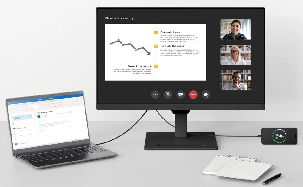 Monitor BENQ BL3290QT 31.5 2560x1440px IPS wygląd zastosowanie