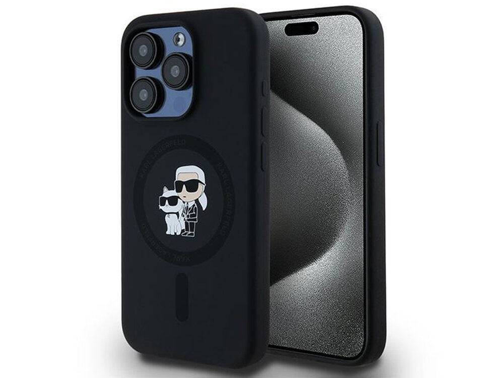 Etui Karl Lagerfeld Silicone Karl & Choupette funkcjonalności i elegancji Choupette iPhone