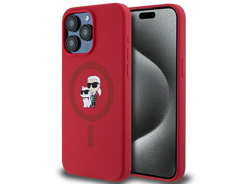 Etui Karl Lagerfeld Silicone Karl & Choupette funkcjonalności i elegancji Choupette iPhone