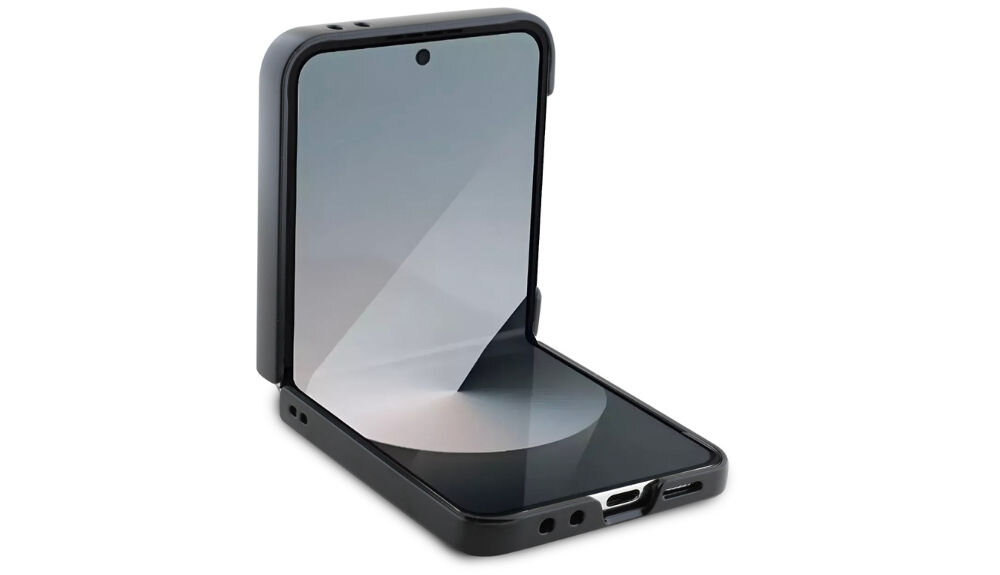 Etui KARL LAGERFELD Saffiano Metal Pin 
			do Samsung Galaxy Z Flip 6 Czarny
            wysokiej jakości skóra ekologiczna metalowe logo marki precyzyjnie zaprojektowane detale smukła forma