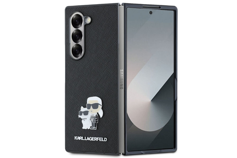Etui KARL LAGERFELD Saffiano Metal Pin
			do Samsung Galaxy Z Fold 6 Czarny
            elegancja ochrona materiał wzór