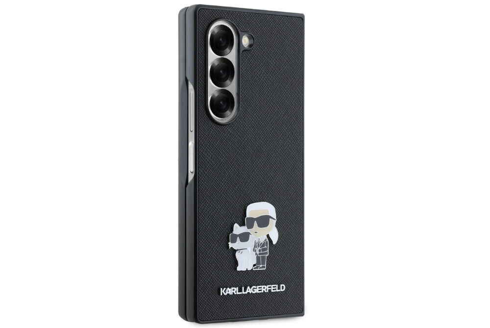 Etui KARL LAGERFELD Saffiano Metal Pin 
			do Samsung Galaxy Z Fold 6 Czarny
            wysokiej jakości skóra ekologiczna metalowe logo marki precyzyjnie zaprojektowane detale smukła forma