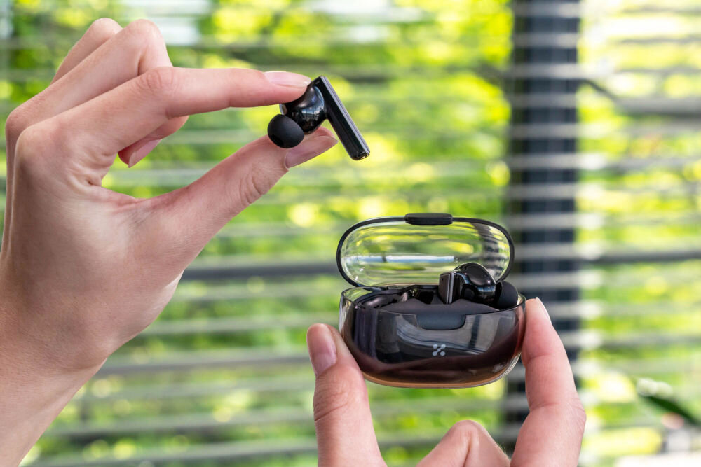 Słuchawki XMUSIC XTW800K ANC aktywna redukcja szumów czysty dźwięk