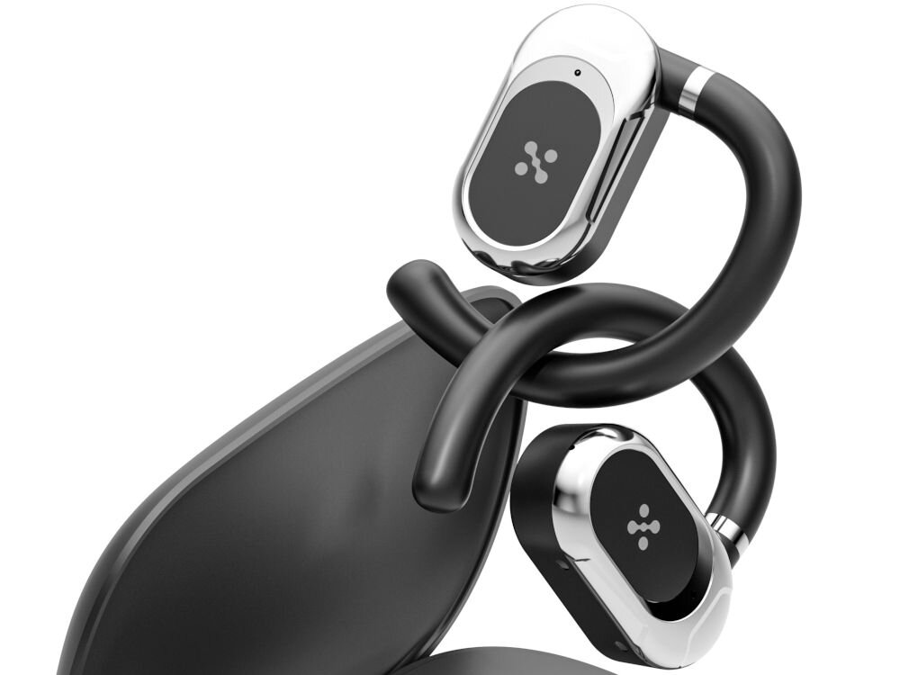 Słuchawki powietrzne XMUSIC XWS550K Czarny Bluetooth 5.3, mikrofon do rozmów, połączenie ze smartfonem i laptopem