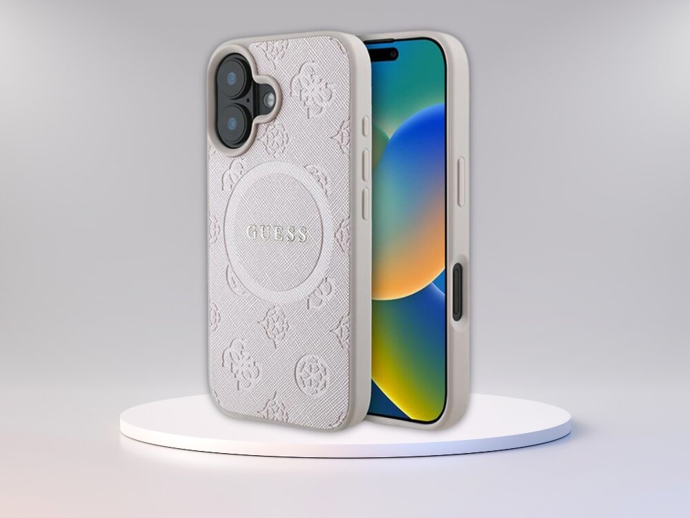 Etui GUESS Saffiano Peony Classic