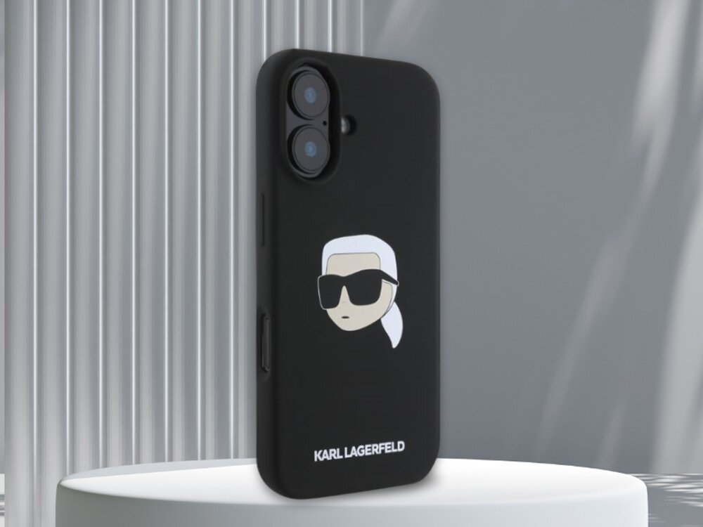 Etui KARL LAGERFELD Silicone Karl Head Print