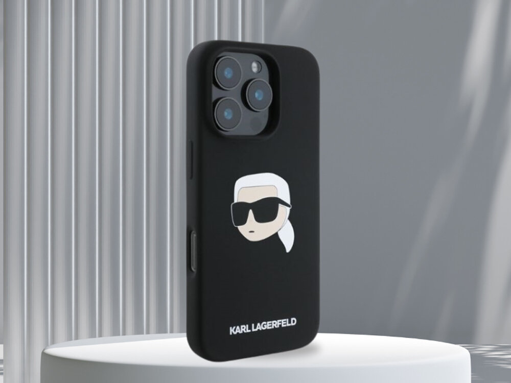 Etui KARL LAGERFELD Silicone Karl Head Print