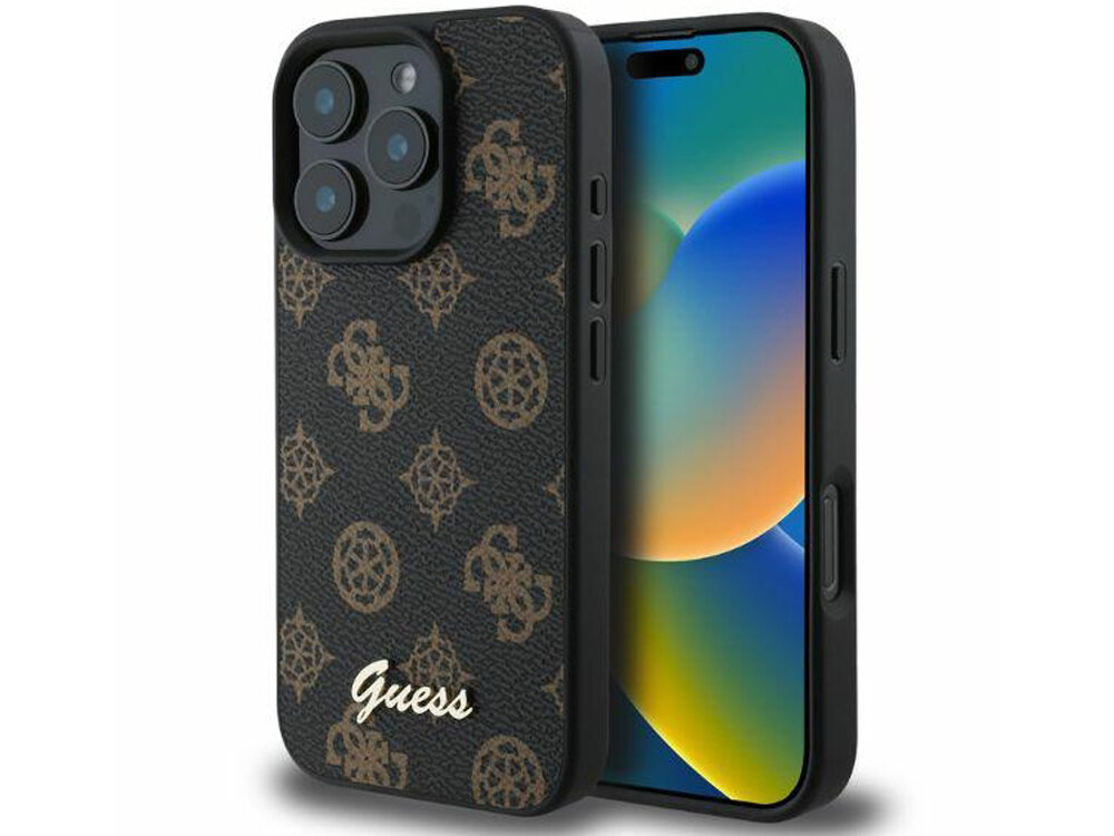 Etui GUESS Peony Script etui ochronnych stylowy wygląd funkcjonalnością wysoką jakością wykonania unikalnym designem modnym dodatkiem