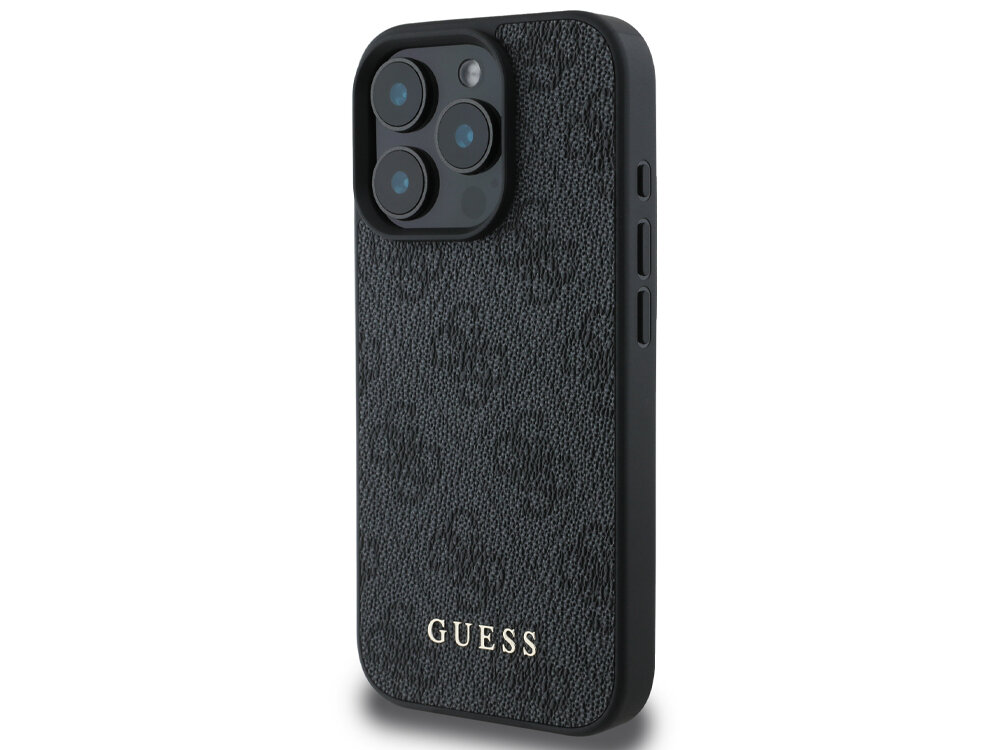 Etui GUESS 4G Classic do Apple iPhone 16 Pro Max Czarny funkcjonalność estetyka wykonanie oryginalność