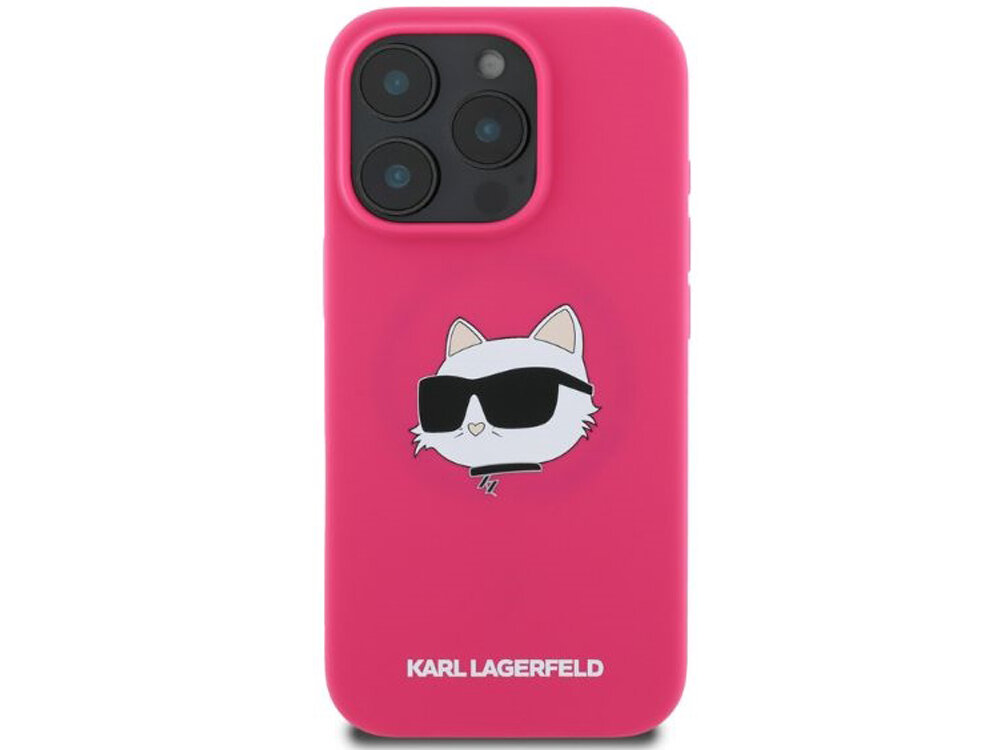 Etui Karl Lagerfeld Silicone Choupette miękkiego silikonu pewny chwyt komfort użytkowania miękką mikrofibrą amortyzuje wstrząsy