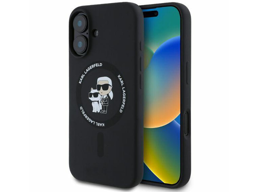 Etui Karl Lagerfeld Silicone Karl & Choupette funkcjonalności i elegancji Choupette iPhone